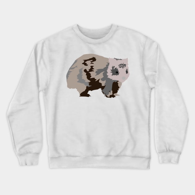 Common Wombat Crewneck Sweatshirt by stargatedalek